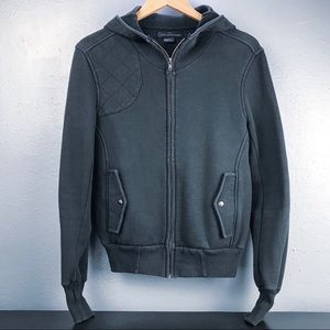 Yoko Devereaux Zip Hoodie with Quilting